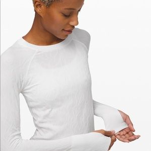 Lululemon Rest Less Pullover White